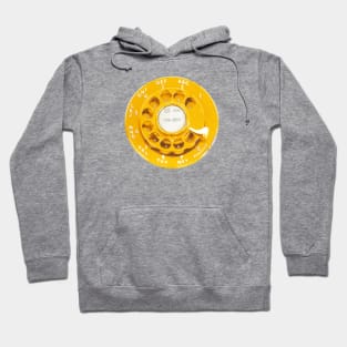 70s Mustard Yellow Rotary Dial Pi Phone Hoodie